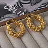Brass Hoop Earring for Women EJEW-L288-002G-1
