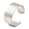 304 Stainless Steel Cuff Bangles BJEW-L705-01P-4