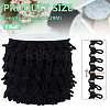 1Bundle Polyester Elastic Button Looping Trim OCOR-BC0006-93A-2