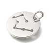 Anti-Tarnish 304 Stainless Steel Pendants STAS-M074-02D-P-2