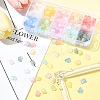 400Pcs 10 Colors Transparent Acrylic Beads OACR-FS0004-08-8