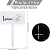 1 Set Acrylic Plant Labels AJEW-CA0004-57A-3