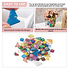 240Pcs 2 Style Transparent Glass Cabochons GLAA-EL0001-02F-4