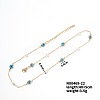 Evil Eye Brass Link Chain Necklaces Hip-hop Rock Fashion Necklace WS7214-2-1