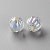 Transparent Acrylic Beads TACR-S152-07B-SS2113-2