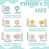 1050Pcs 30 Styles Transparent Acrylic Beads OACR-WR0001-04-2