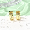 Brass Micro Pave Cubic Zirconia Rectangle Dangle Earrings EJEW-L305-08G-02-1