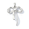 Rack Plating Brass Pave Cubic Zirconia Pendants KK-M282-29P-1