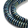 Electroplated Synthetic Non-magnetic Hematite Beads Strands G-P545-A01-01C-3