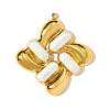 304 Stainless Steel Enamel Pendants STAS-OY002-89G-1