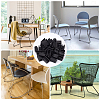 40Pcs 4 Style Plastic Non-slip U Shaped Chair Foot Protectors KY-GF0001-37A-5