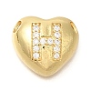 Rack Plating Brass Micro Pave Cubic Zirconia Pendants KK-I722-04G-H-1