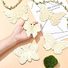 50Pcs 5 Styles Unfinished Wood Cutout AJEW-CJ0001-42-4