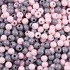 Opaque Acrylic Beads X1-OACR-H118-07B-09-3