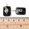 Natural Obsidian Pendants G-I391-03G-05-3