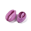 Baking Paint Cowrie Shell Beads SSHEL-M023-01M-2