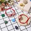 Adjustable Braided Nylon Cord Macrame Pouch Bracelet Making AJEW-SW00013-07-5