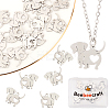 16Pcs 201 Stainless Steel Pendants STAS-BBC0005-28-1