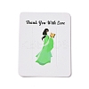 Rectangle Paper Hair Clip Display Cards CDIS-C004-03F-2
