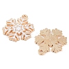 Christmas Theme Barrel Plating Alloy Enamel Pendants PALLOY-S192-01KCG-01-2