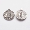 Alloy Lady of Guadalupe Pendants X-PALLOY-A20033-AS-FF-2