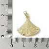 Brass Pave Shell Pendants KK-I708-14F-G-3