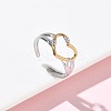 304 Stainless Steel Cuff Open Rings RJEW-Z121-02GP-04-1
