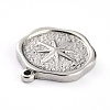 Non-Tarnish 304 Stainless Steel Pendants STAS-G242-19P-3
