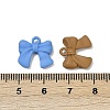 Spray Painted Alloy Pendants PALLOY-R151-05-3