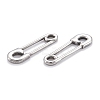 Non-Tarnish 304 Stainless Steel Safety Pin Pendant Charms X-STAS-M291-12P-3