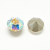 Pointed Back Glass Rhinestone Cabochons RGLA-T110-6mm-001AB-2