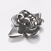 316 Surgical Stainless Steel Slide Charms/Slider Beads STAS-K157-57AS-2