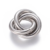 Tarnish Resistant 304 Stainless Steel Linking Rings STAS-L239-01C-P-1