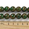 Synthetic Gold Clinquant Stone Beads Strands G-P549-A01-03D-5