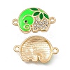 Alloy Crystal Rhinestone Connector Charms FIND-C019-31KCG-2