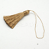 Nylon Thread Tassel Big Pendant Decorations NWIR-J005-15-2