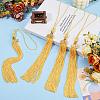 Silk Tassel Pendant Decorations AJEW-WH0651-33A-4