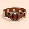 Punk Cowhide Cord Bracelets for Men FS-WGC8E28-01-3