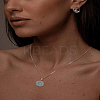 2Pcs 2 Colors 304 Stainless Steel Pendants STAS-LP0003-92E-3