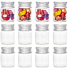 30Pcs Clear Glass Bottles Bead Containers CON-SC0001-11S-01-1