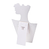 Cardboard Covered with Velvet Necklace & Earring Display Stands ODIS-Q041-04A-02-2