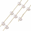 Handmade Plastic Pearl Heart Beaded Chains CHC-C026-02-1