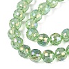Transparent Glass Beads Strands GLAA-Q107-02A-09-3