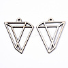 Unfinished Natural Poplar Wood Big Pendants LS-WOOD-S045-117-2