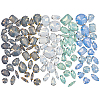 100Pcs 5 Colors Resin Sew On Rhinestones DIY-GA0007-24B-1