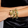 Rectangle Alloy & Iron Bangles Set FS-WGB93A7-01-1