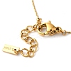 304 Stainless Steel Sun Charm Bracelets for Women BJEW-K237-09G-3
