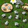 20Pcs 4 Styles Mini Resin Dog Ornaments RESI-CJ0004-85-6