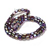 Electroplate Glass Beads Strands EGLA-D030-19E-2
