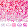 5 Colors Transparent Acrylic Beads MACR-PA0001-03A-02-1